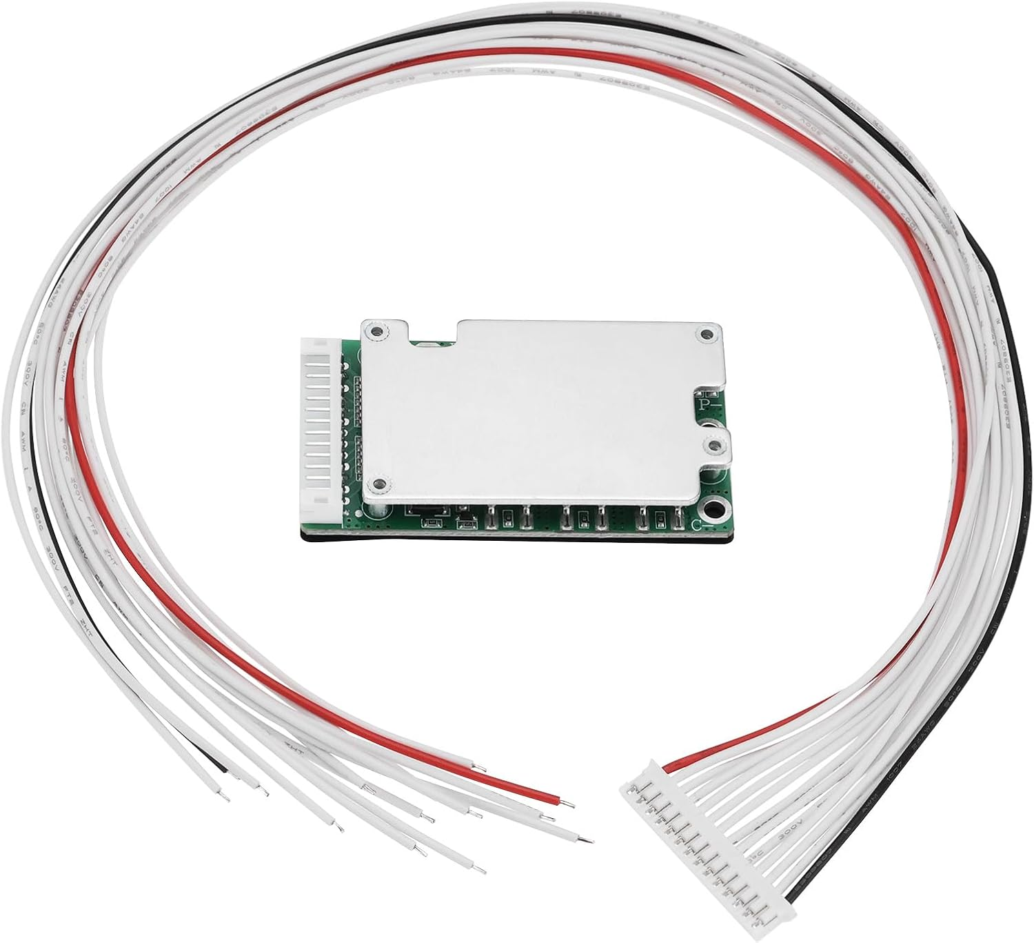 Create Idea BMS 13S 48V Li-Ion Lithium PCB Protection Board 20A Battery Balance Protection Circuit Board Charge Protection Board Battery Cell Suitable for Electric Motorcycles image number 2