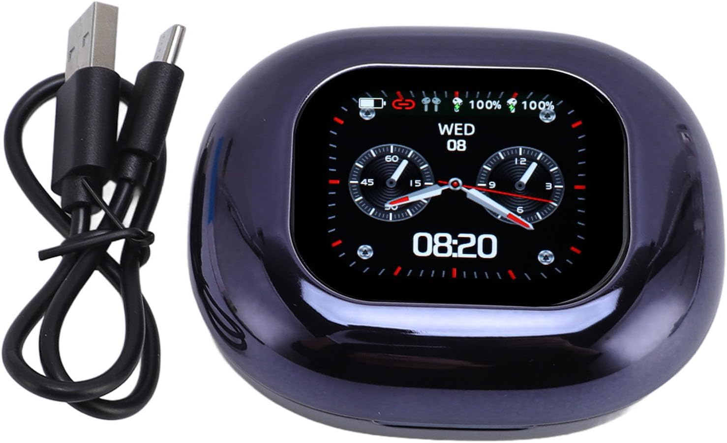 Oreilet AI Translator Earbuds, 80 Languages Real Time Lightweight Translation Ear Hook Headphone with Silent Mode, Bone Conduction Noise Cancelling Translation Earphones Q16S PRO image number 5