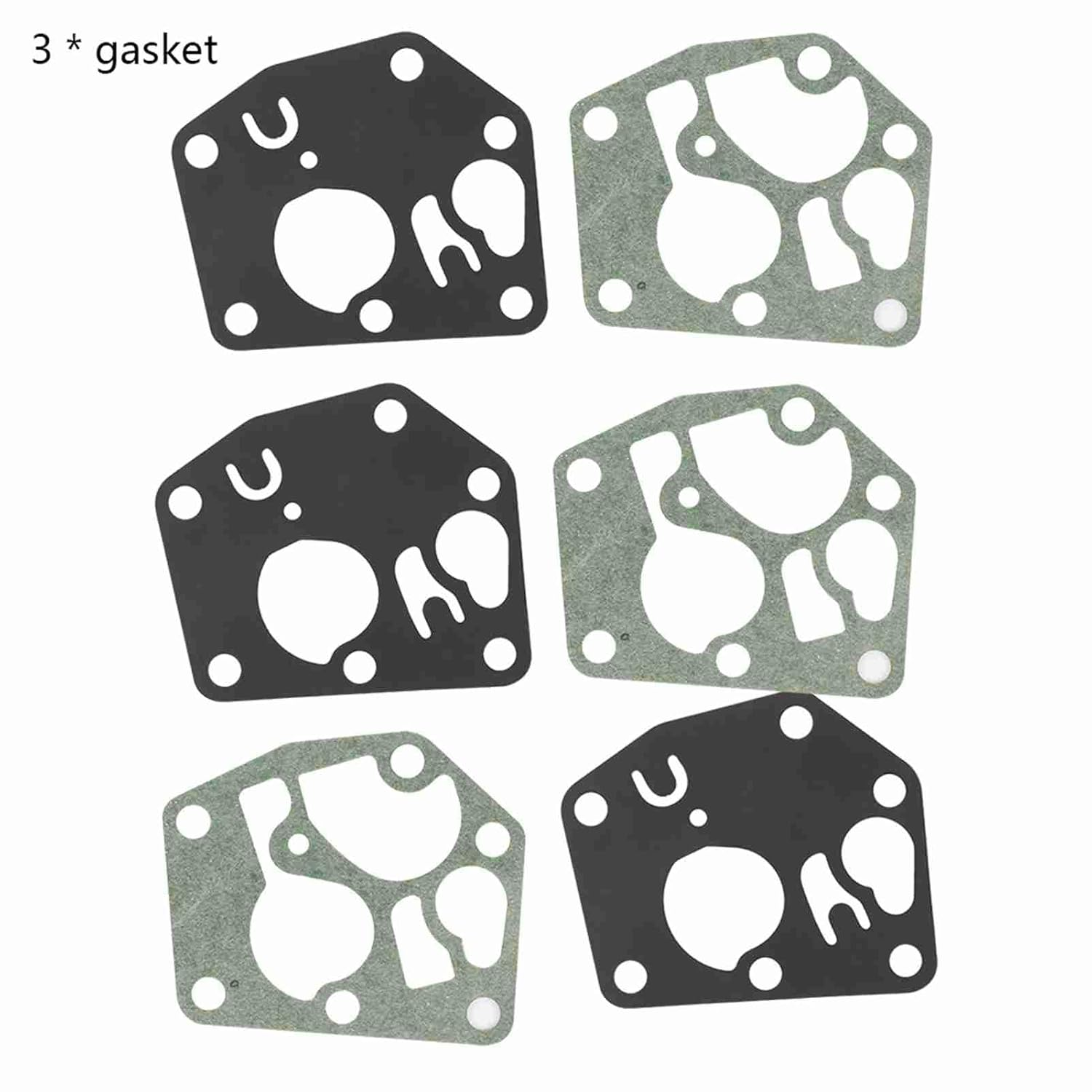 Carburettor Diaphragm Gasket Kit for Small Engines [Maintenance] 3X 795083 495770 image number 2