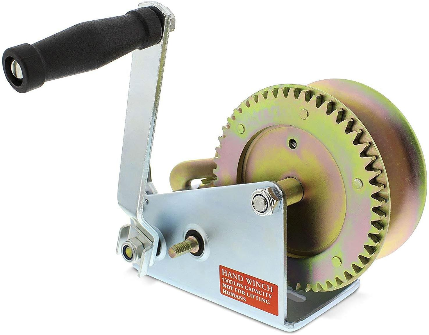 Hand Winch 1500Lbs/680Kg 2-Gears 8M Synthetic Cable Boat Trailer 4WD Winch image number 4