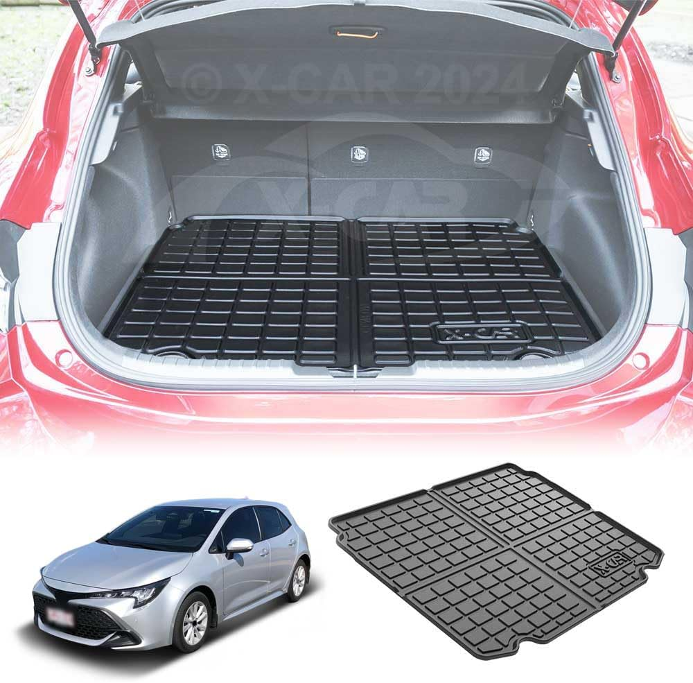 X-CAR Heavy Duty Cargo Mat Boot Liner Luggage Tray Compatible with Toyota Corolla Hatch 2018-2025 image number 4