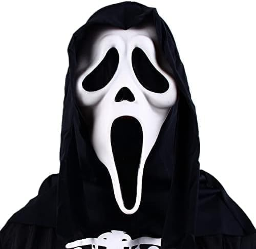 Halloween Mask Natural Latex Scary Skull Mask Horror Full Head Masque Halloween Party Costume Cosplay Prop image number 2