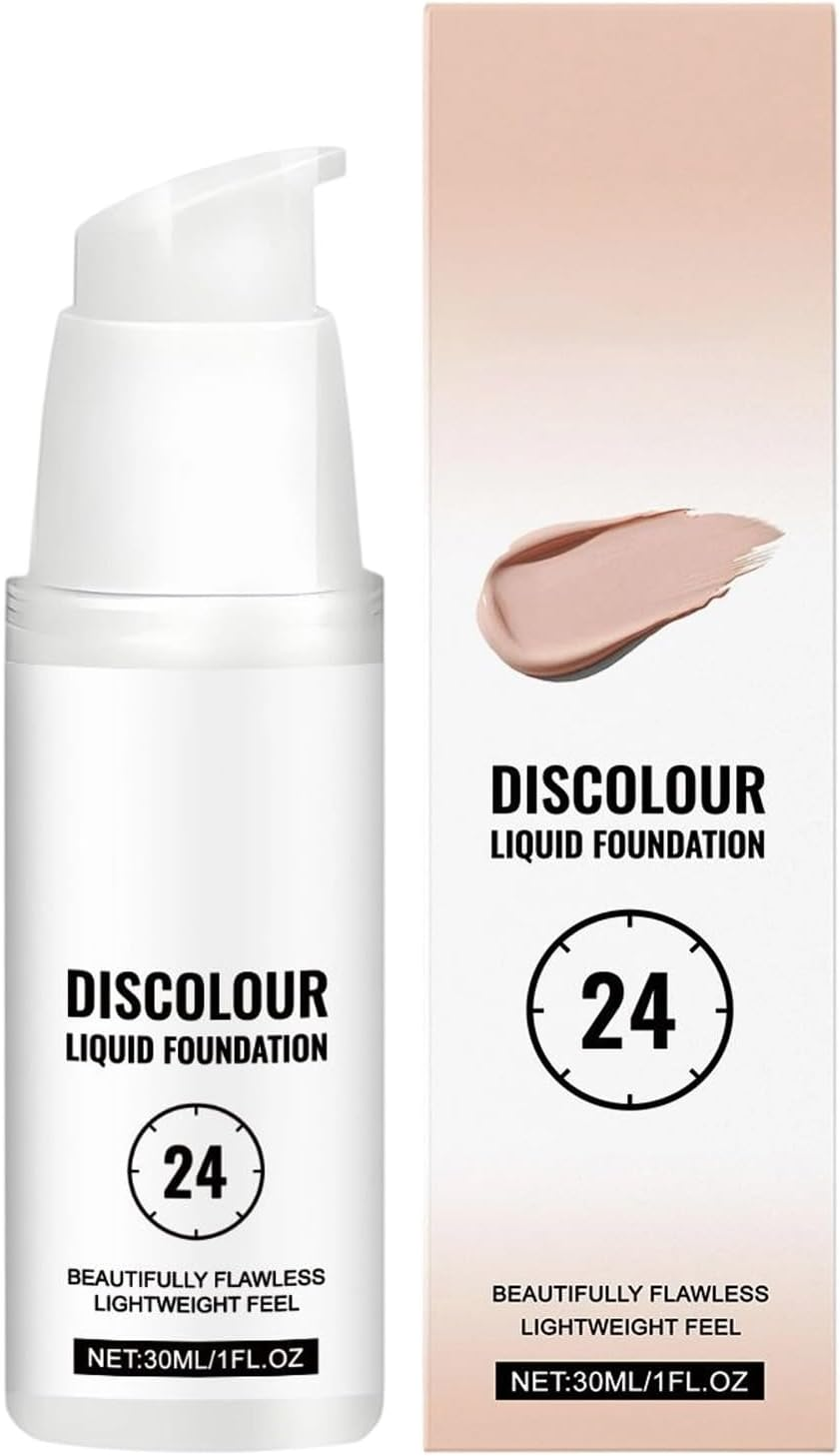 Color Adapting Foundation,Full Coverage Liquid Foundation Makeup Concealer | Long-Lasting Moisturizing Concealer for Men Women All Skin Dating Vacation College Wedding Birthday Party image number 4