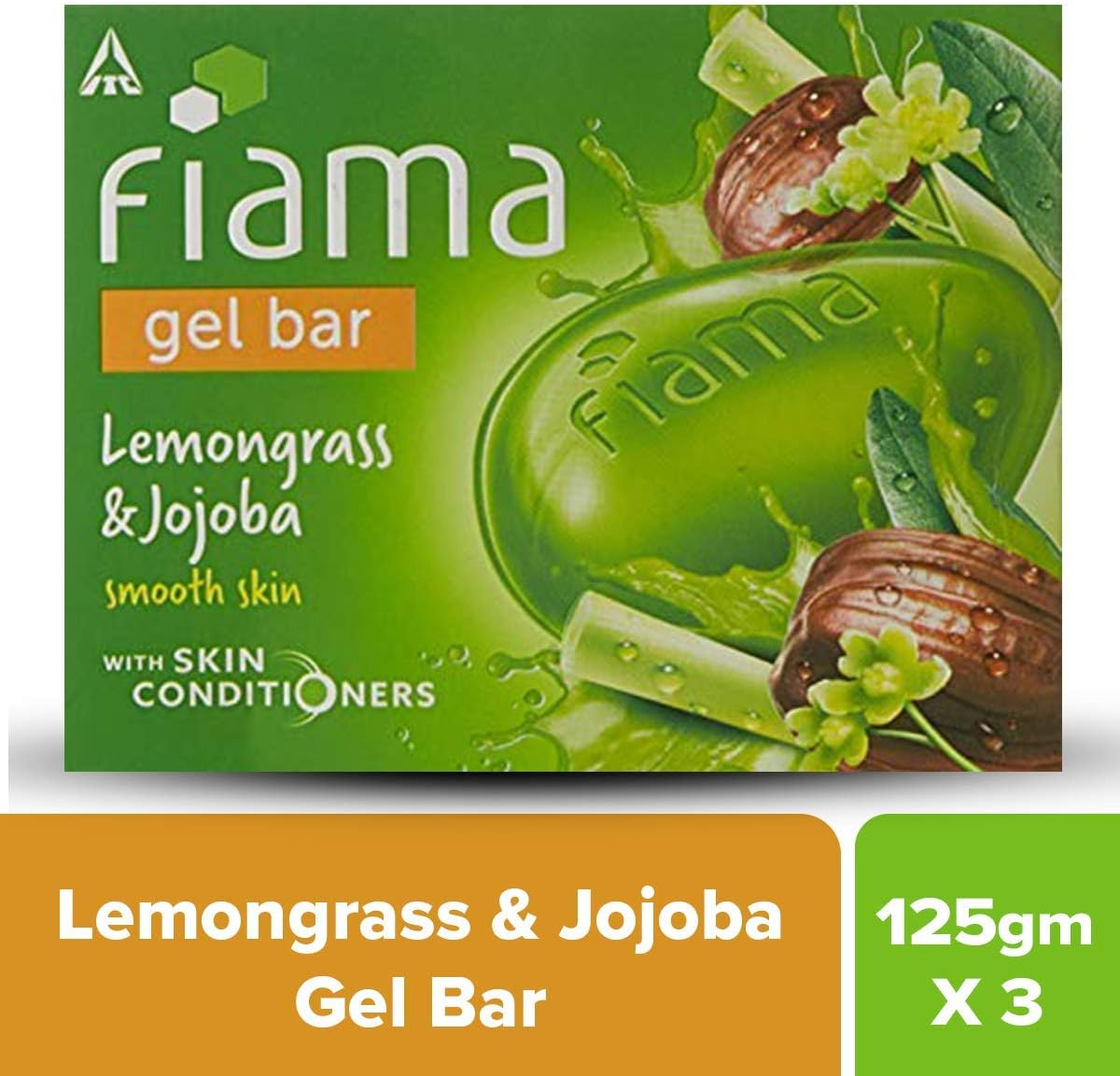 Fiama Di Wills Clear Springs Bathing Bar, 125G (Pack of 3) image number 1