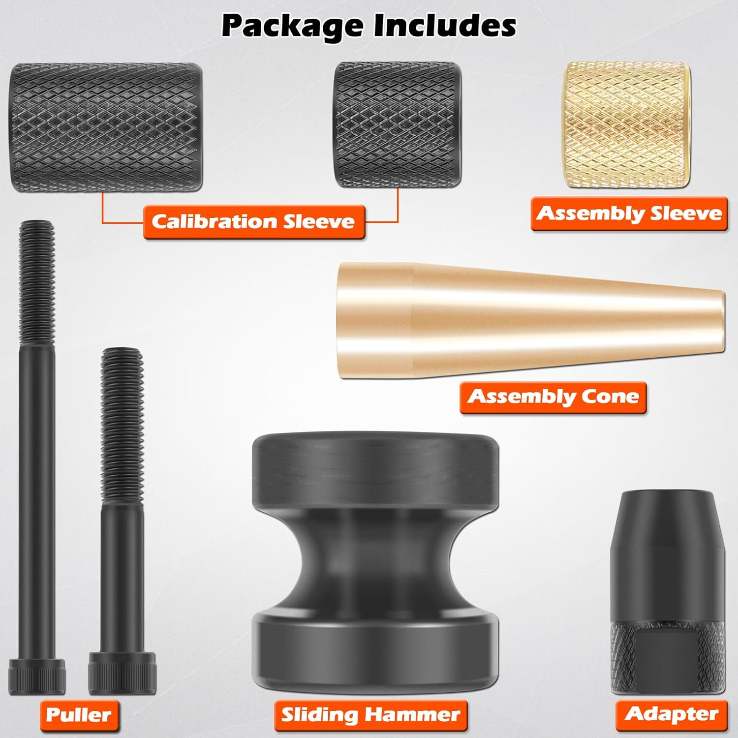 Injector Puller and Teflon Seal Installer Tools Set Fits for BMW N14 N18 N54 N63 Diesel Engines, Alternative to 130192, 130193, 130194 and 130195 image number 4