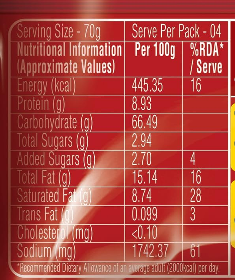 Top Ramen Curry Noodles 280 G image number 2