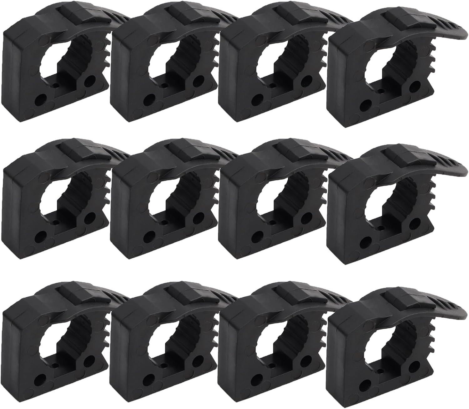 Pikioraz 2 Pack Shovel Mount, Rubber Clamp Grip for 1-1/7" to 1-4/9" Diameter Tools and Equipment Used on Off-Road Vehicle, SUV UTV ATV, RV Van, Pickup Trucks, Utility Trailers image number 3