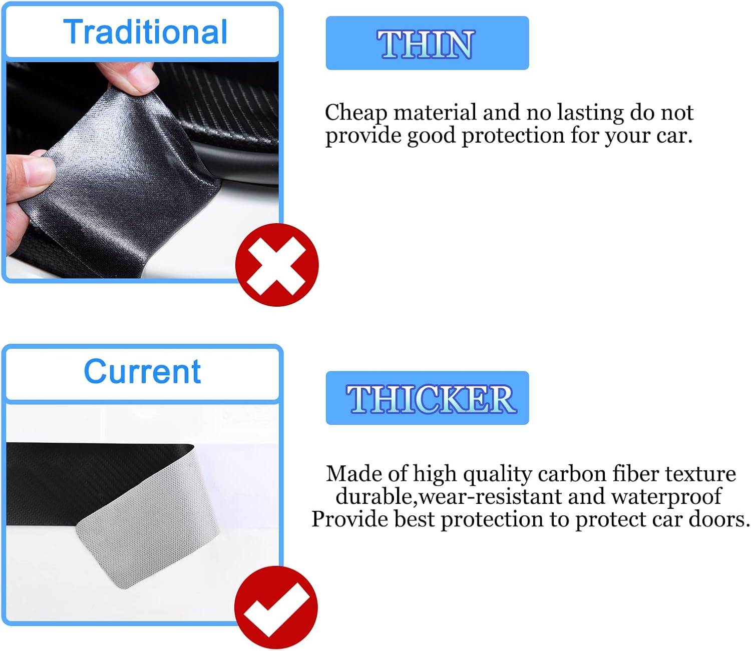 Honda Civic Accessories: Sill Protector and Guard - Compatible, Scuff Plate, Decoration (Red Black) image number 2