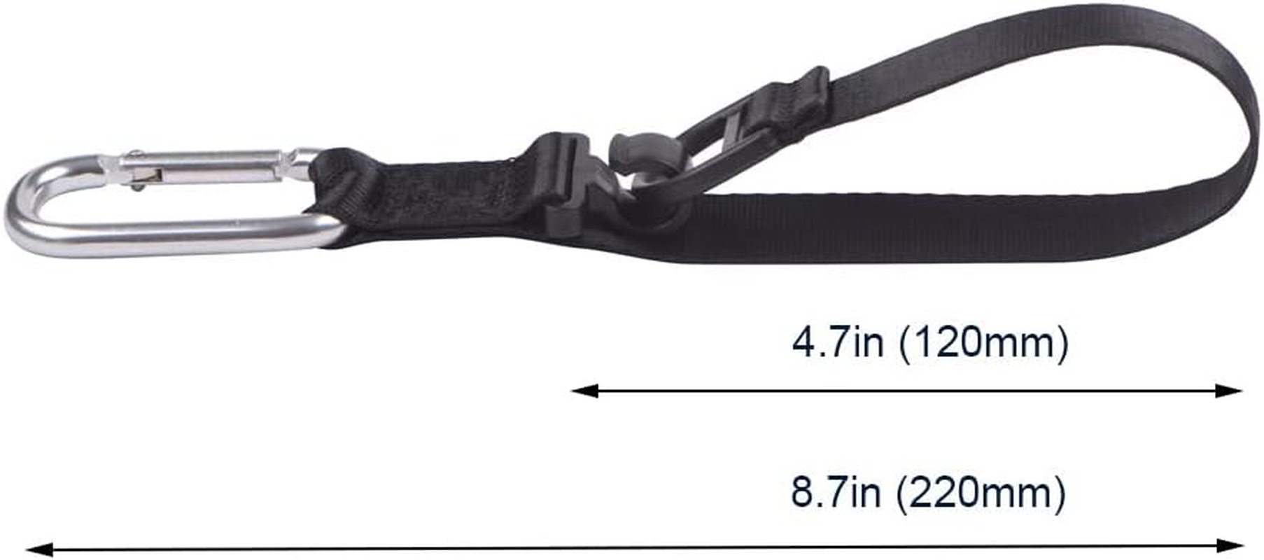 Tsinghwang 4 PCS Gun Rack Automotive Headrest Gun Holder Fit for Shotguns, Rifles, Bows Holder,Fishing Poles,Baseball Bat,Purses & Grocery Bags Car Seat Headrest Sling image number 2