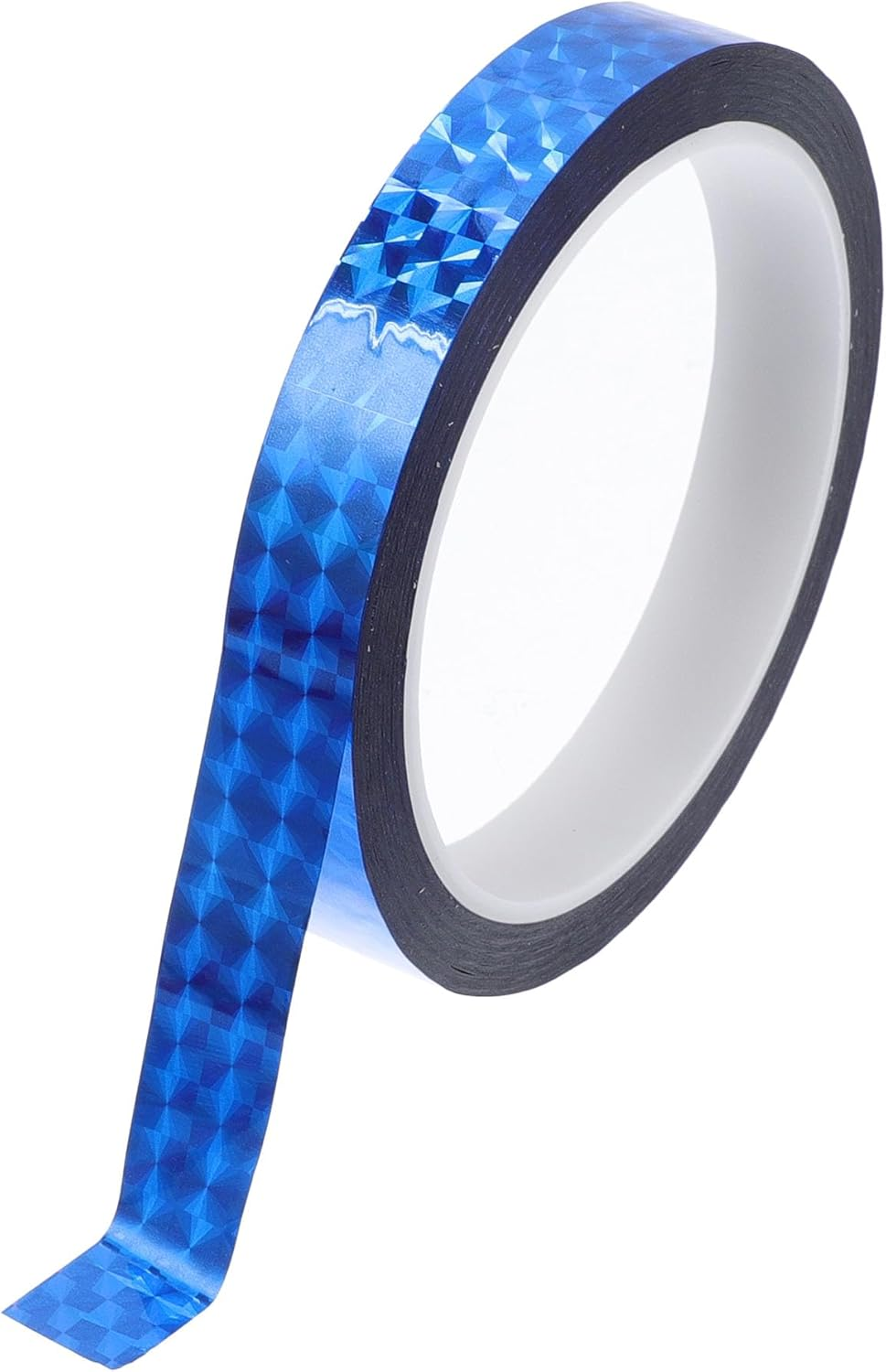 X AUTOHAUX Pinstripe Tape 164.04Ft X 0.47" Car Stripes Pinstripe Decals for Car, Motorcycle and Boat, Racing Stripes DIY Stickers Laser Blue 1 Pc image number 6