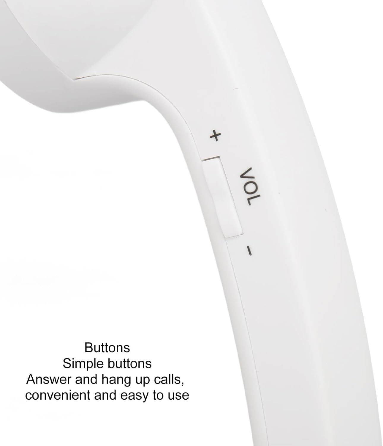 Telephone Handset for Cellphone, Retro 3.5Mm Telephone Handset Radiation Proof Wired Cell Phone Receiver for Smartphone Computer (White) - Orange image number 6