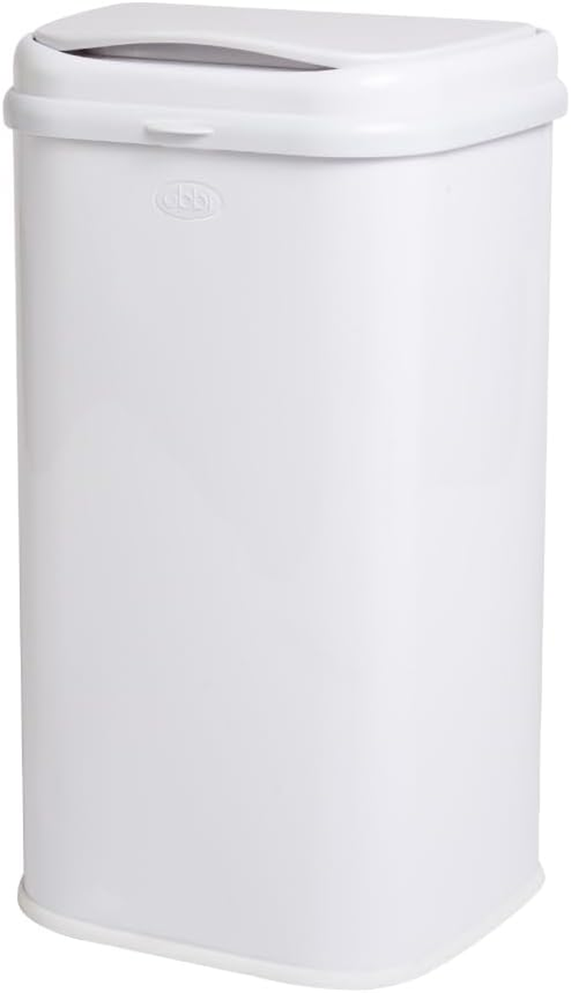 Ubbi Japanese Interior Diaper Pail - Extra Wide Steel Trash Can for Baby, Pet Waste - Odor Resistant, Commercial Garbage Bag Compatible image number 4