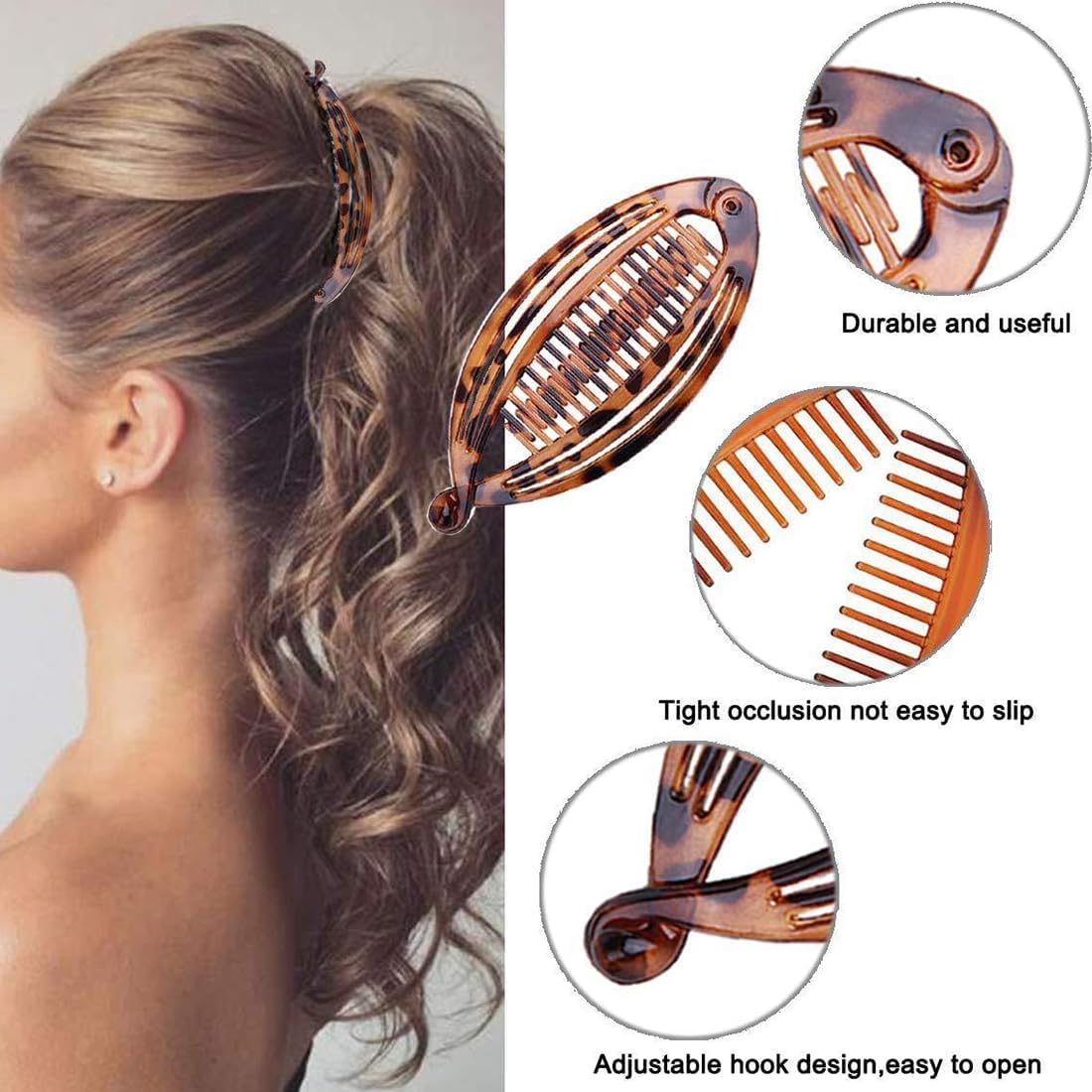 Pack of 8 Flat Hair Clips for Women, Strong Hold Women Hair Clips Ladies, Matte Large Hair Clip for Thin and Thick Hair image number 1