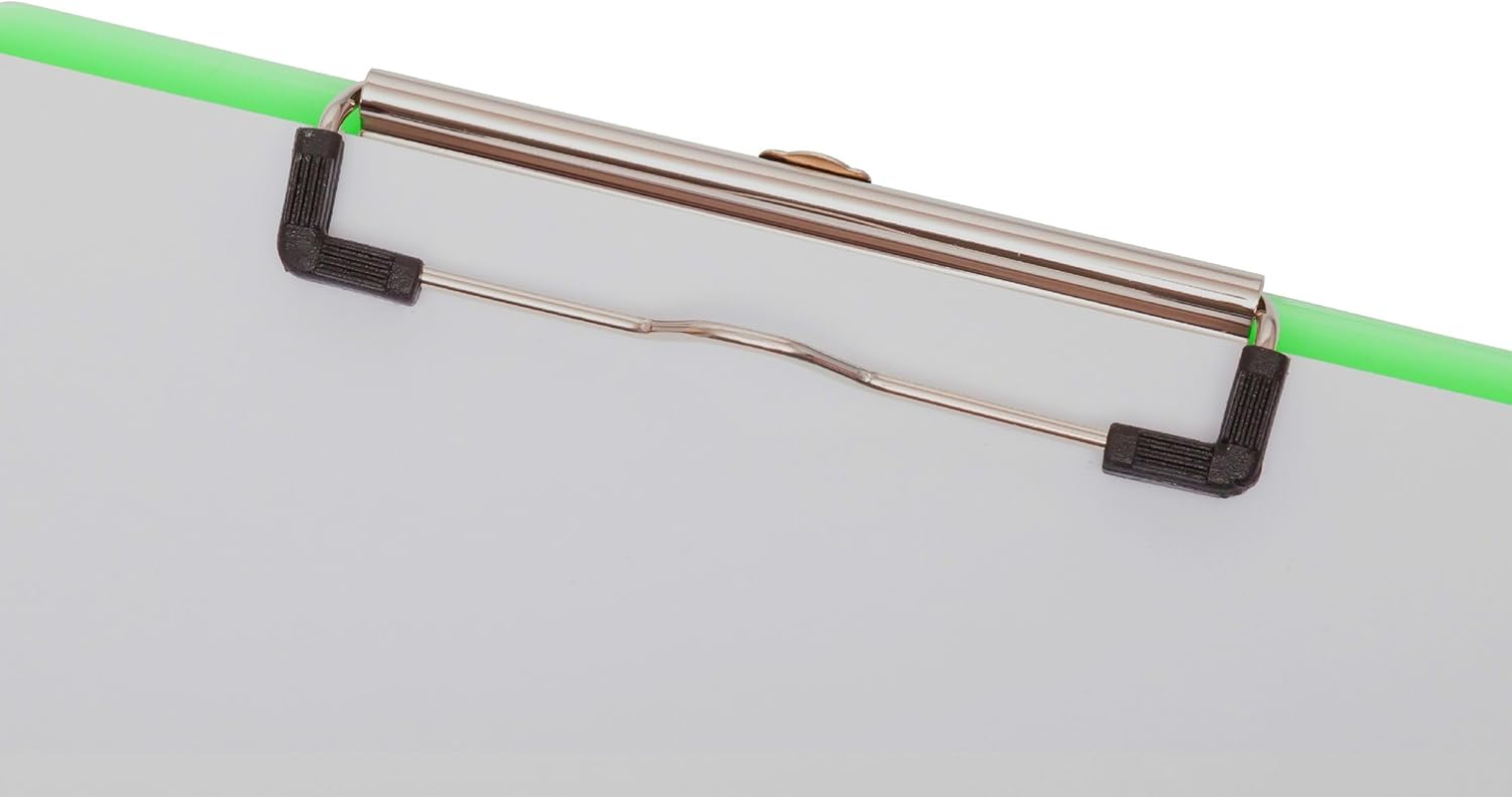 Maul Writing Board, Plastic, A4 Clipboard, Hanging Loop Green