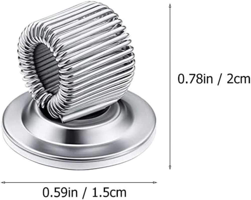 COHEALI 12Pcs Metal Pen Holders Self-Adhesive Pencil Clips Professional Wear-Resistant Office Accessories for Daily Use Compact Rotable Design image number 5