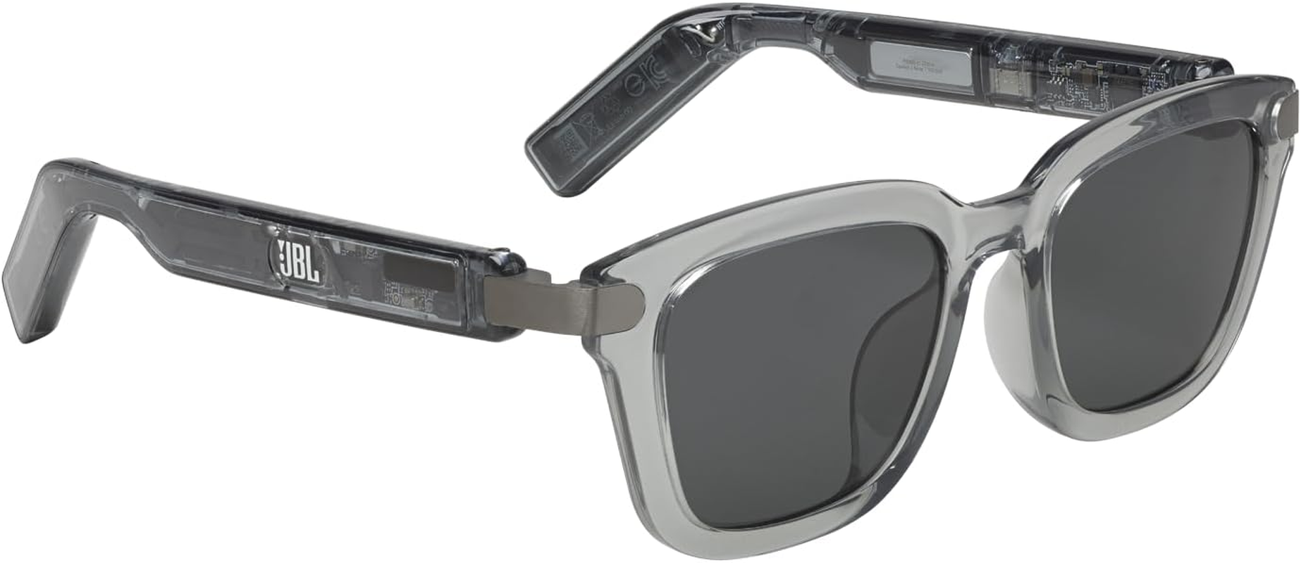 JBL Soundgear Frames Round, JBL Opensound Technology, Hands-Free, Crystal Clear Calls, 8 Hours of Play Time, plus More, Rugged and Water Resistant, Style and Comfort, Onyx