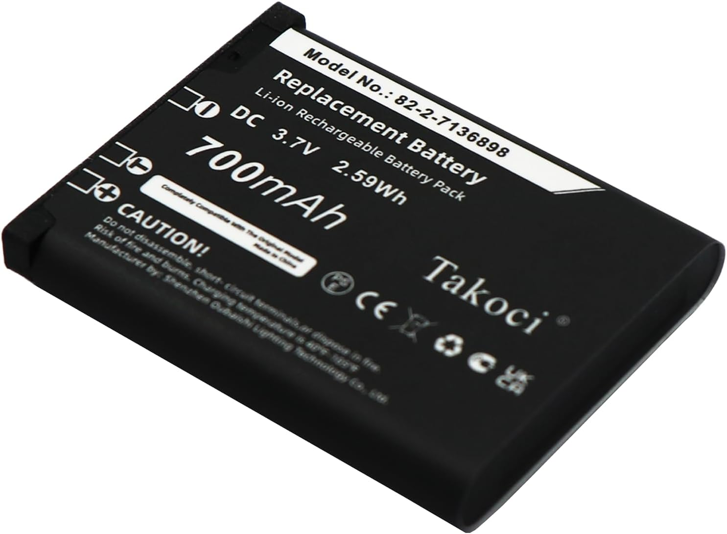 2-Pack 61527 Battery Replacement Compatible with Steel Series Arctis Nova Pro Wireless Headset P/N 82-2-7136898 3.7V 700Mah image number 1