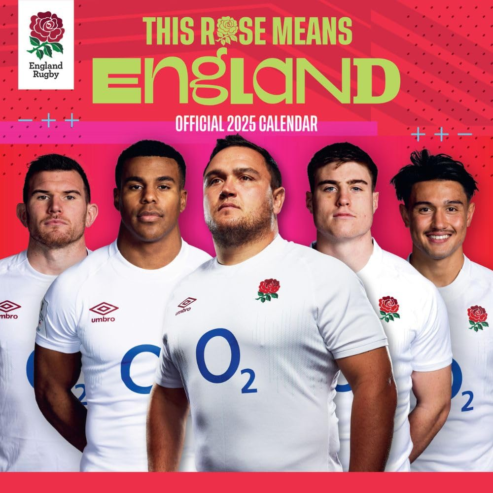 England Rugby Union 2025 Square Calendar image number 6