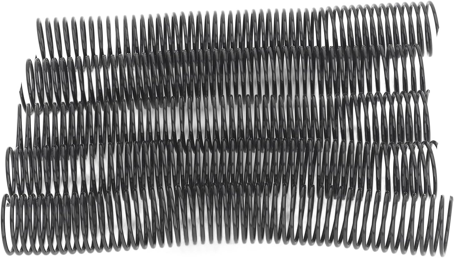 18-Pack Plastic Spiral Binding Coils 4:1 38Mm Binding Kit for Office Documents Spiral Binding Spines 2-In-1 Coil Binding Supplies for Papers Books Reports image number 2