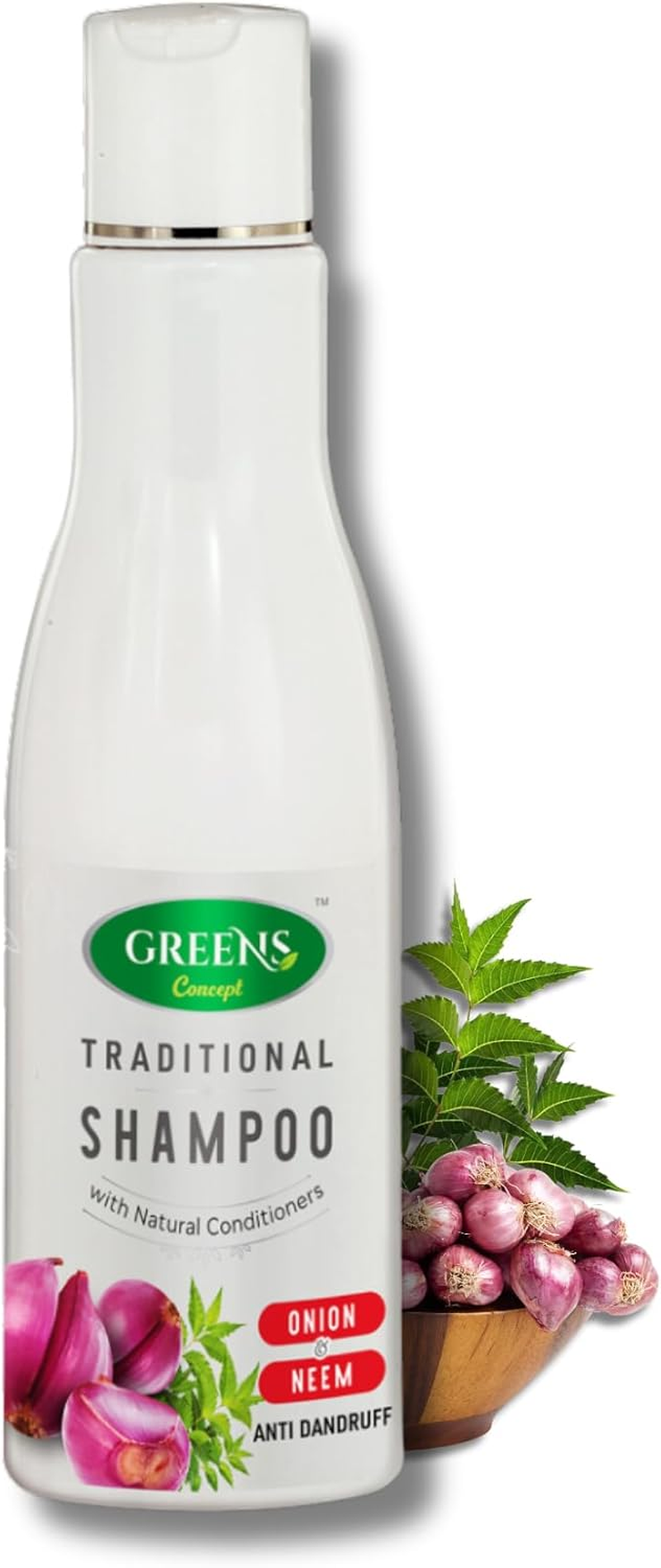 Green'S Concept Traditional Onion & Neem Shampoo for Anti-Hair Fall Strong and Healthy Hair 200Ml image number 4