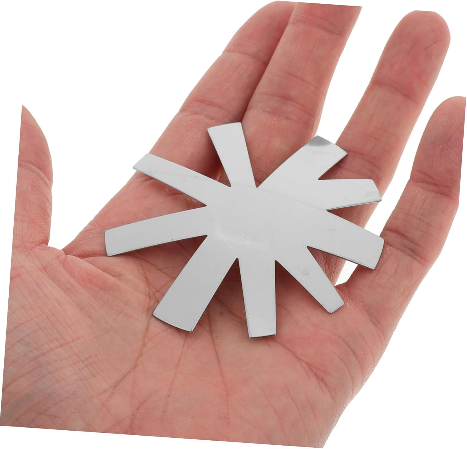 BIUDECO French Manicure Templates Stainless Steel Nail Art Tools Precision Design image number 6