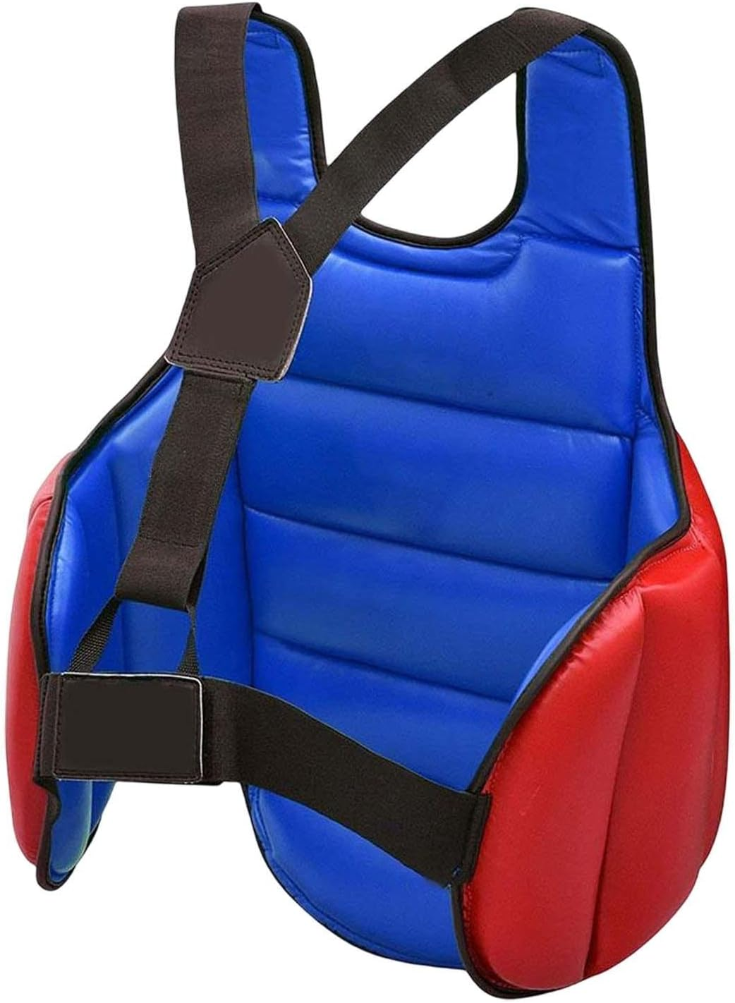 Reversible Karate Guard Chest Protector Body Boxing Rib Shield Armour Protection Pad MMA Taekwondo Protector Vest for Women Men Kids Sanda image number 2