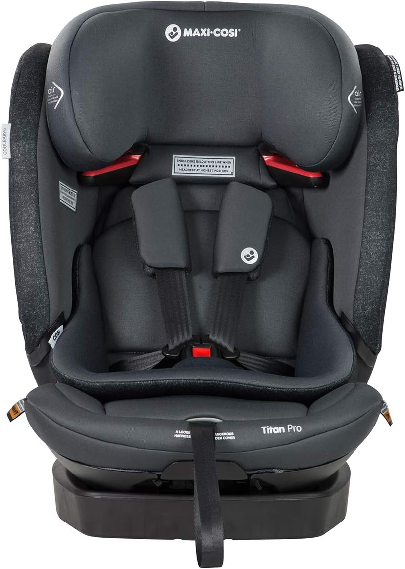 MAXI COSI Titan Pro Convertible Booster Seat Suitable Approx. 6 Months to 8 Years, Nomad Steel