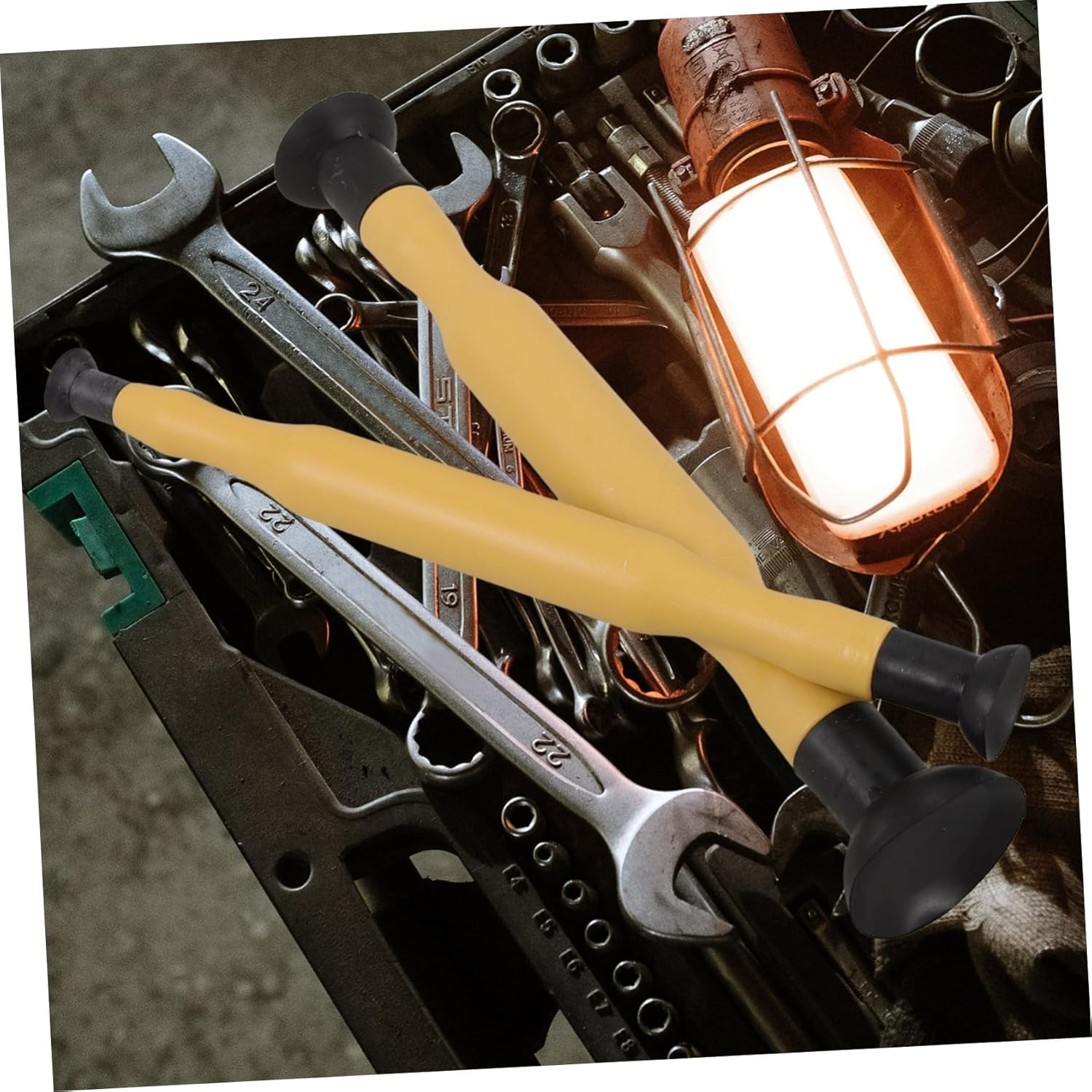 TIDTALEO 2Pcs Manual Engine Valve Grinding Tool Pneumatic Valve Repair Stick for Automotive and Motorcycle Maintenance Compact Design for Go Repairs image number 6