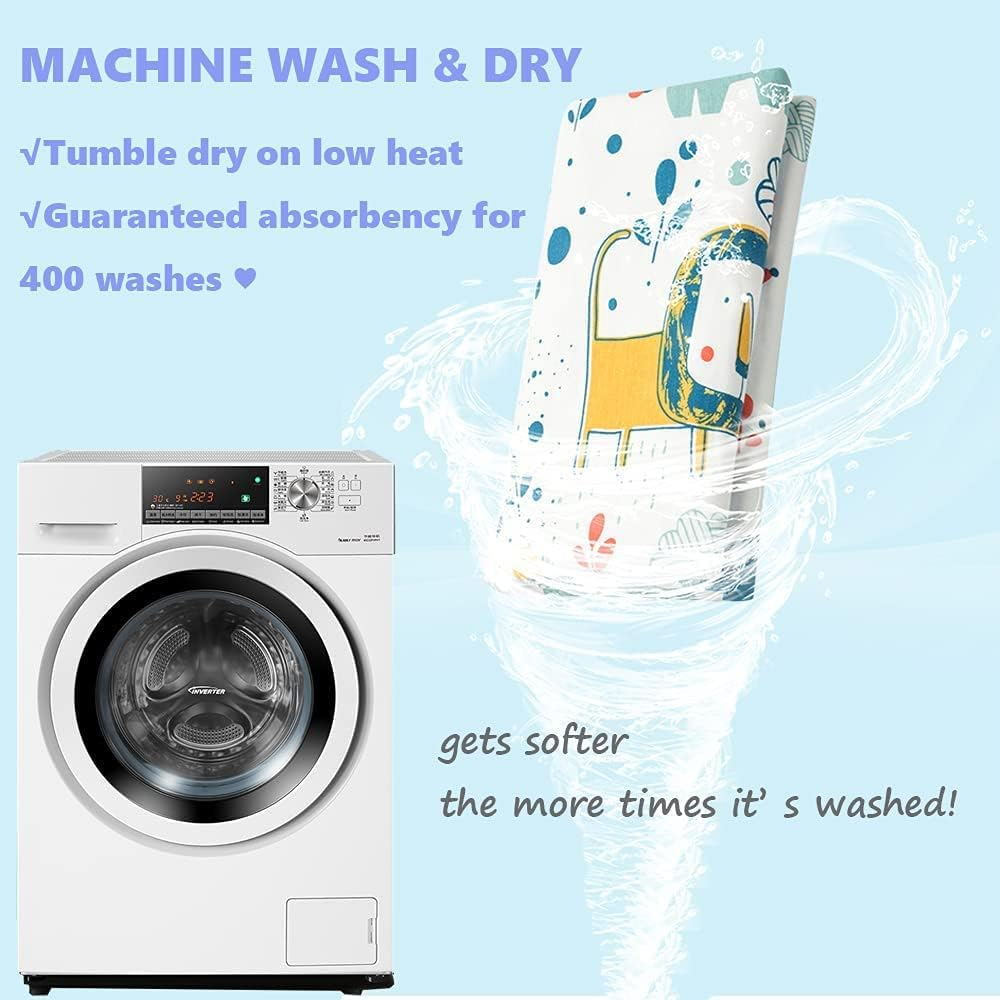 Baby Waterproof Bed Pad Bed Wetting Pads Washable for Kids Toddler Potty Training Pads Baby Wateproof Pad Mat for Pack N Play/Crib/Mini Crib Reusable Incontinence Underpads for Kids/Adult/Pets image number 1