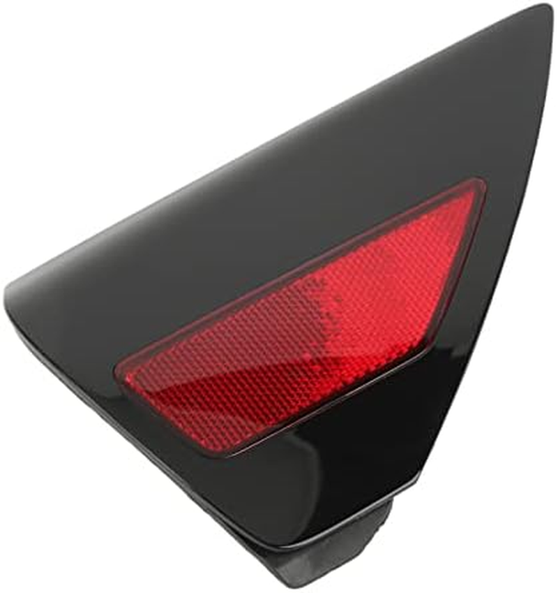 Rear Right Bumper Reflector Light, Charging Port Cover Replacement Tail Lamp Reflector Panel for Model 3/Y, Black ABS Safety Light, 1100781 99 D image number 5