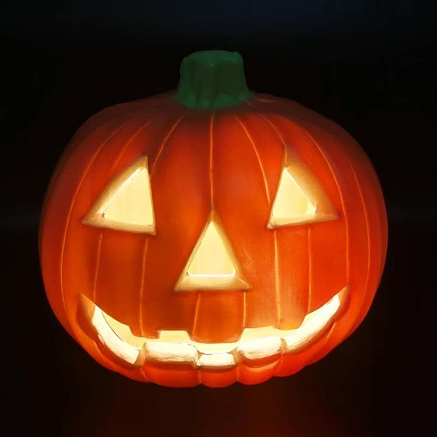 Light up Pumpkin Lantern | Battery Operated Pumpkin Face Lights Halloween Decoration | Party Supplies for Bar, Celebration, Home, Living Room, Garden, Yard image number 3