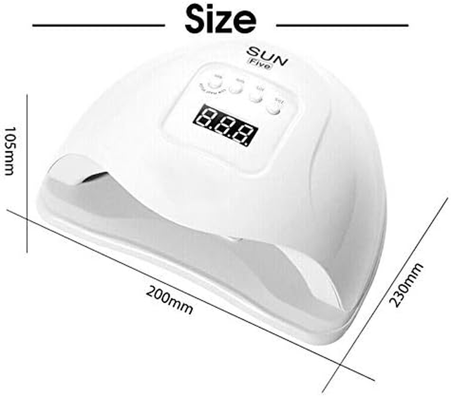 48W USB SUN FIVE UV Nail Lamp LED Light Gel Polish Dryer Curing Manicure Machine image number 2