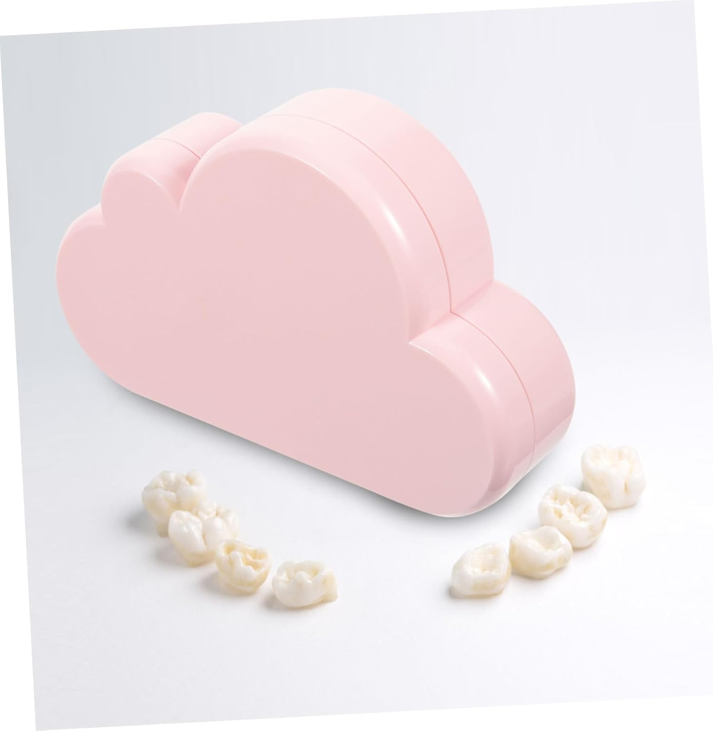 Cabilock Tooth Box Removable Lid Boys and Girls Teeth Storage Case Plastic Organizer image number 2