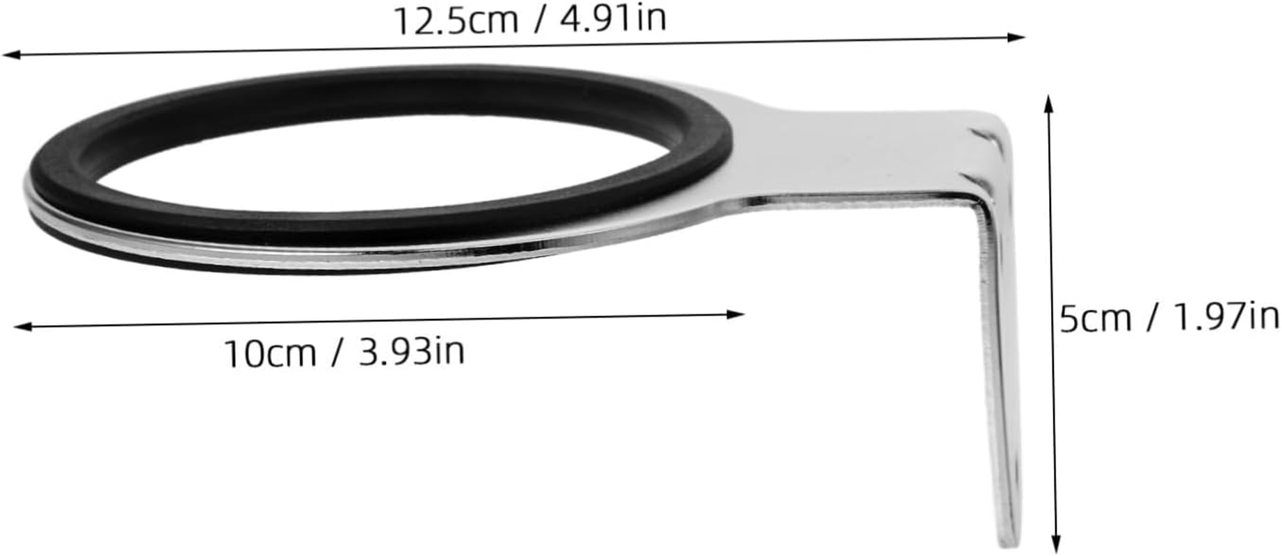 BESTYASH Hair Dryer Rack Wall-Mounted Hair Dryer Holder Bathroom Accessory Sleek Design image number 5