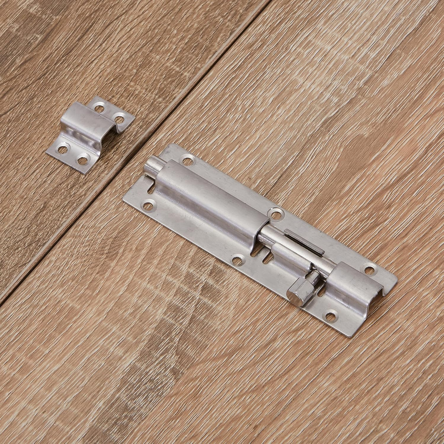 Euro Tische Stainless Steel Door Bolt for Doors and Gates Security, Heavy Duty Gate Bolt for Home, Yard and Garden (14.5 Cm) image number 4