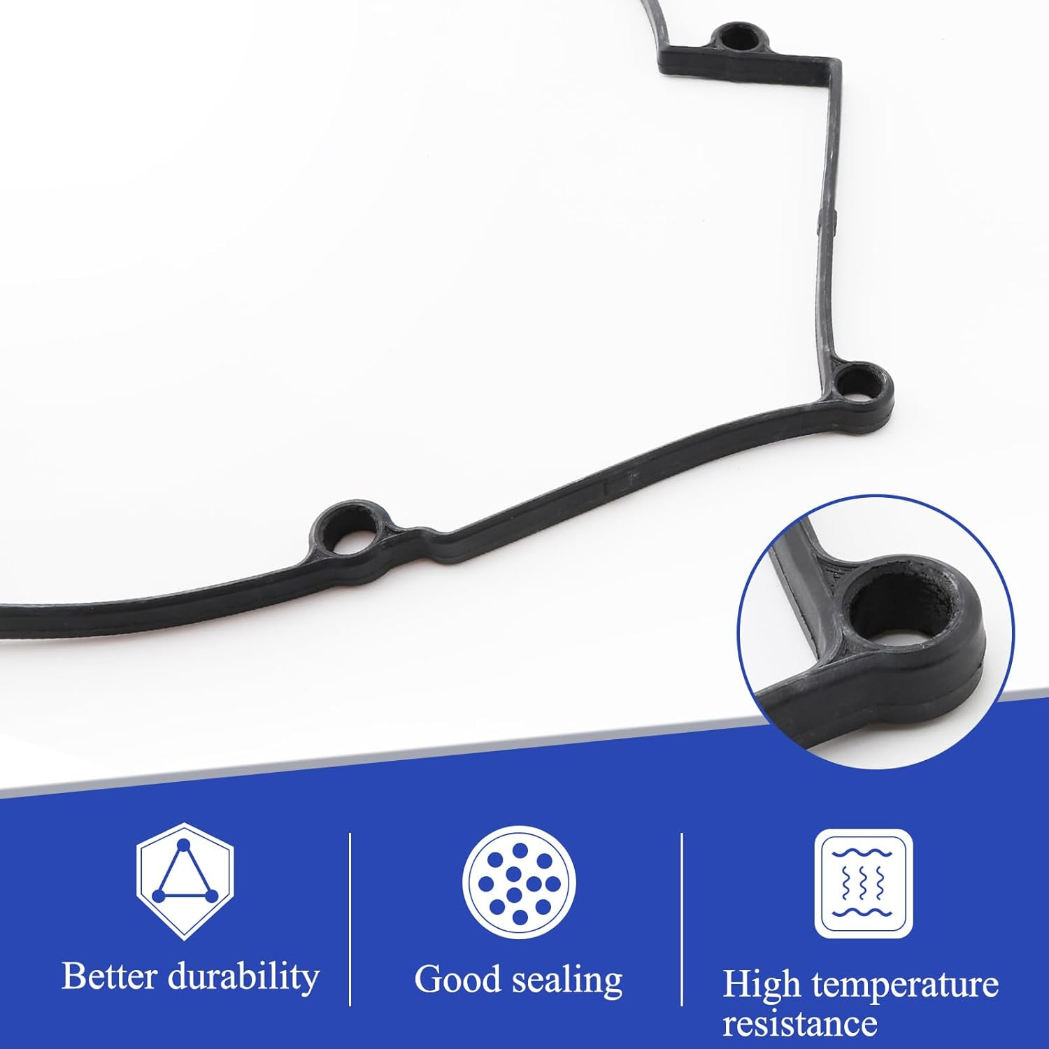 Valve Cover Gasket with Spark Plug Seals for Hyundai Elantra 03-12/Tiburon 03-08/For Tucson 05-09 for Kia Spectra 04-09/Spectra5 05-09/Sportage 05-10 2244123800 2244323001 image number 5