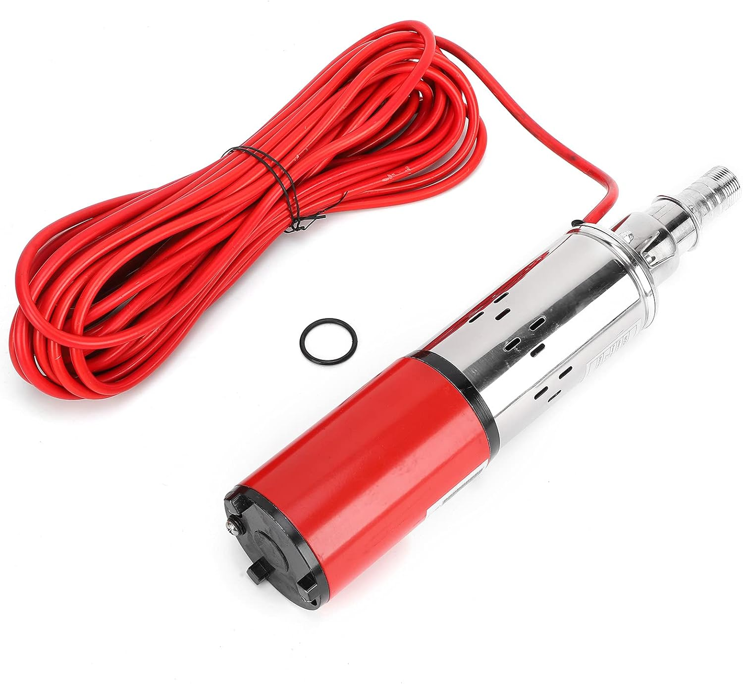 Solar Water Pump DC24V Electric Drive Screw Submersible Pump with 50 Meters High Lift 1.5M&sup3;H Flow Stainless Steel Copper Motor for Agricultural Irrigation Fish Pond image number 1