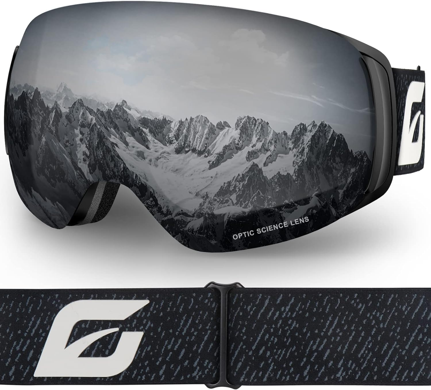 Emsina A1 Ski Goggles Men Women. Anti-Fog/Scratch 100% Uv400-Magnetic Lens-Snowboard Snow Goggles Men Women Adult & Junior image number 1