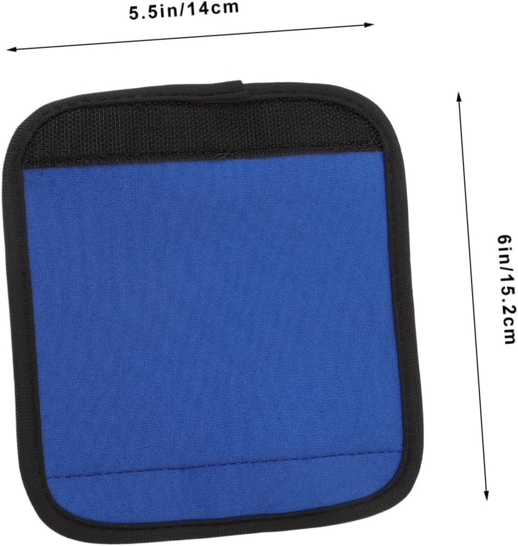 PACKOVE 2Pcs Comfortable Luggage Handle Covers Soft Wraps for Suitcase and Trolley Handles Reusable Travel Accessories with Sticky Design for Easy Attachment and Protection