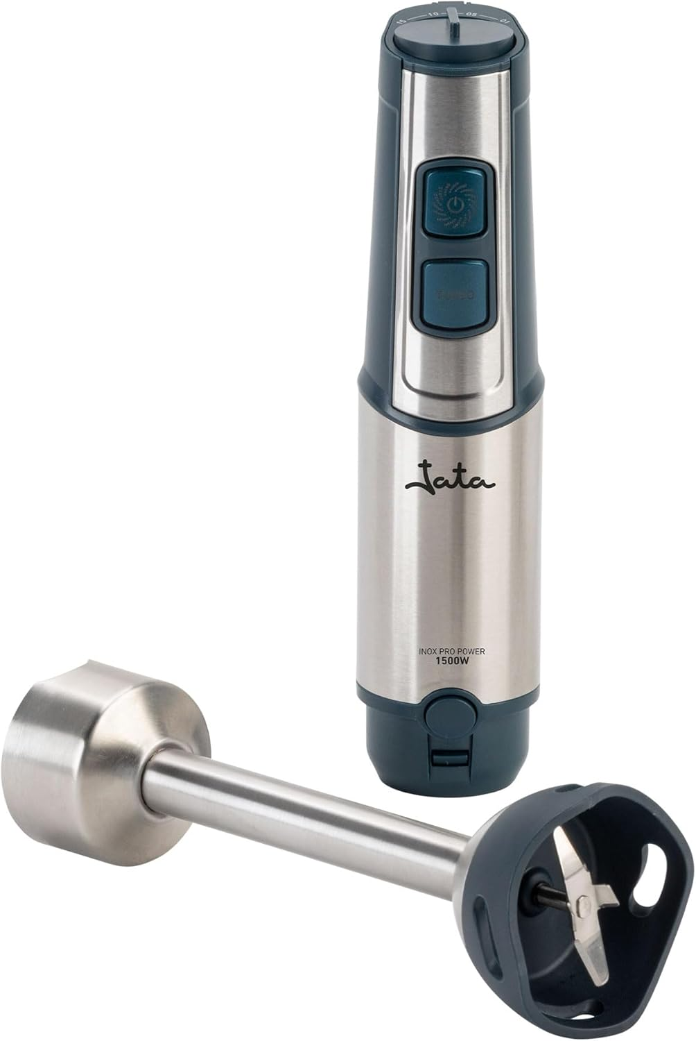 JATA JEBT1854 Professional Hand Blender 1500W | Stainless Steel Blades and Stand | Adjustable Speed & Turbo Function | Anti-Scratch Foot | Easy Cleaning | Ideal for Sauces & Purees image number 1