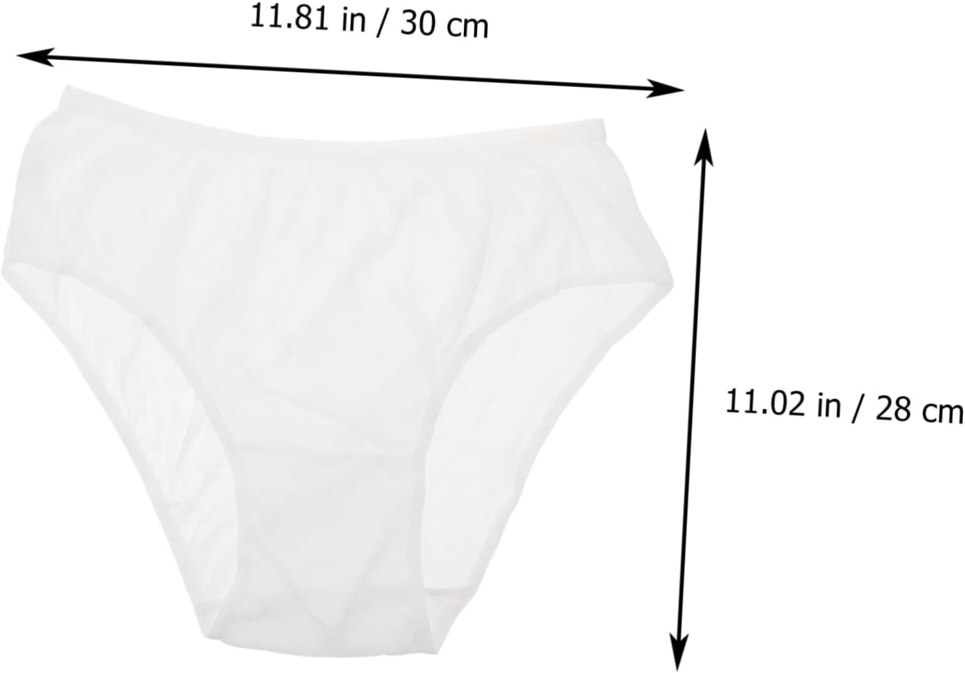 LIFKOME 4Pcs Disposable Maternity Underwear Women Pure Cotton Breathable Postpartum Pants White XXL Size Portable Moisture-Absorbing Period Panties image number 2
