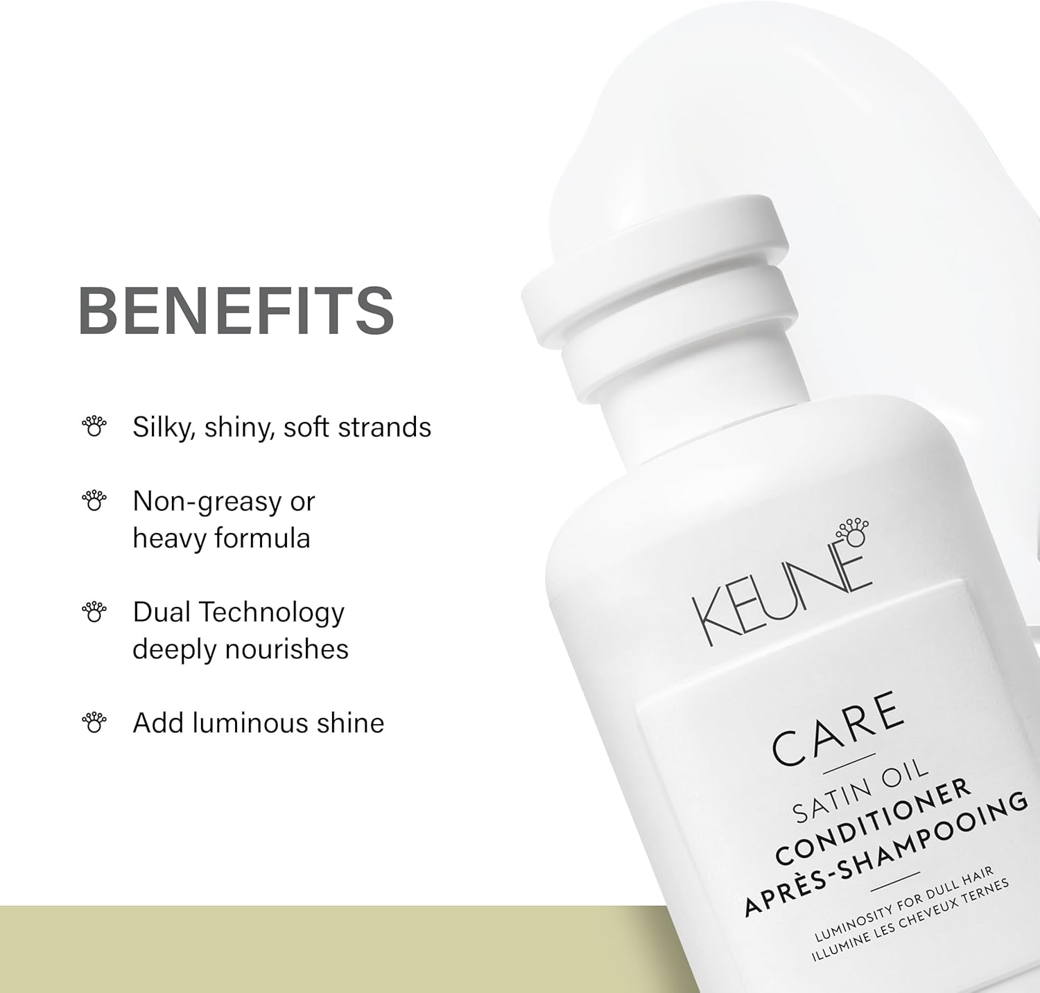 Keune Care Line Satin Oil Conditioner 250 Ml - Balsamo per Capelli Secchi E Opaque image number 2