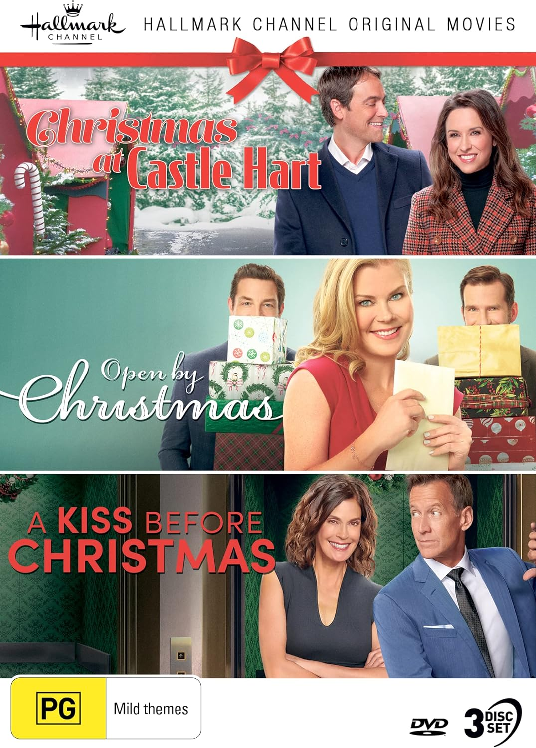 Hallmark Christmas 3 Film Collection (Christmas at Castle Hart/Open by Christmas/A Kiss before Christmas)