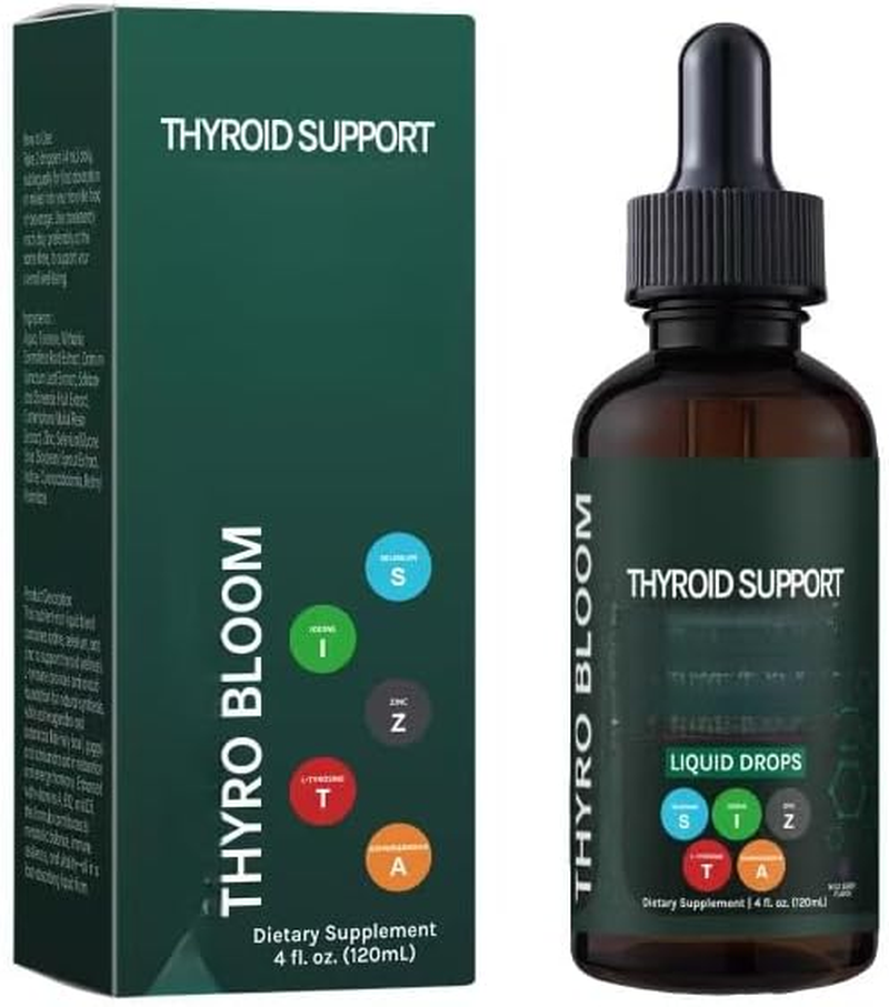 Kindled Thyroid Support Drops|Thyroid Bloom Support | Body Balance & Support - 4 FL.OZ ,1Pcs image number 2