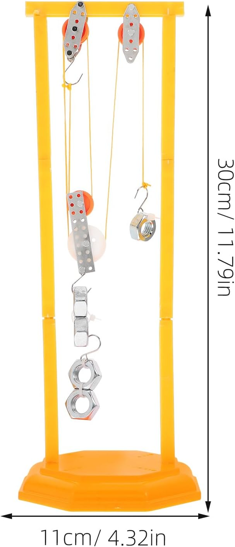 Iplusmile Physics Pulley Experiment Set Toy, Lab Rc Robot Kit Pulley Block Kits DIY Combiaction Educational Science Stem Pulley Kit System image number 3