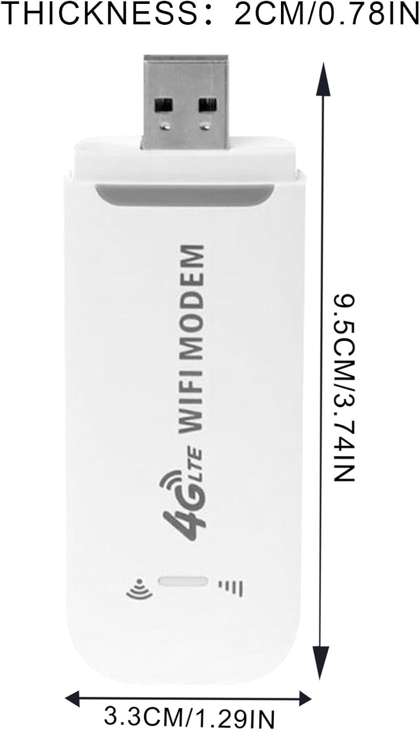 4G USB Dongle | Multifunctional Portable Wifi Device Mobile Internet Device,Practical Wifi Dongle Wireless Wifi Adapter for Travel Business Work image number 1