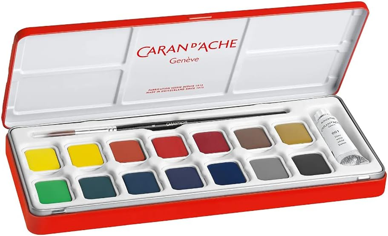 Caran Dache Gouache Studio Paint Color 15-Pieces