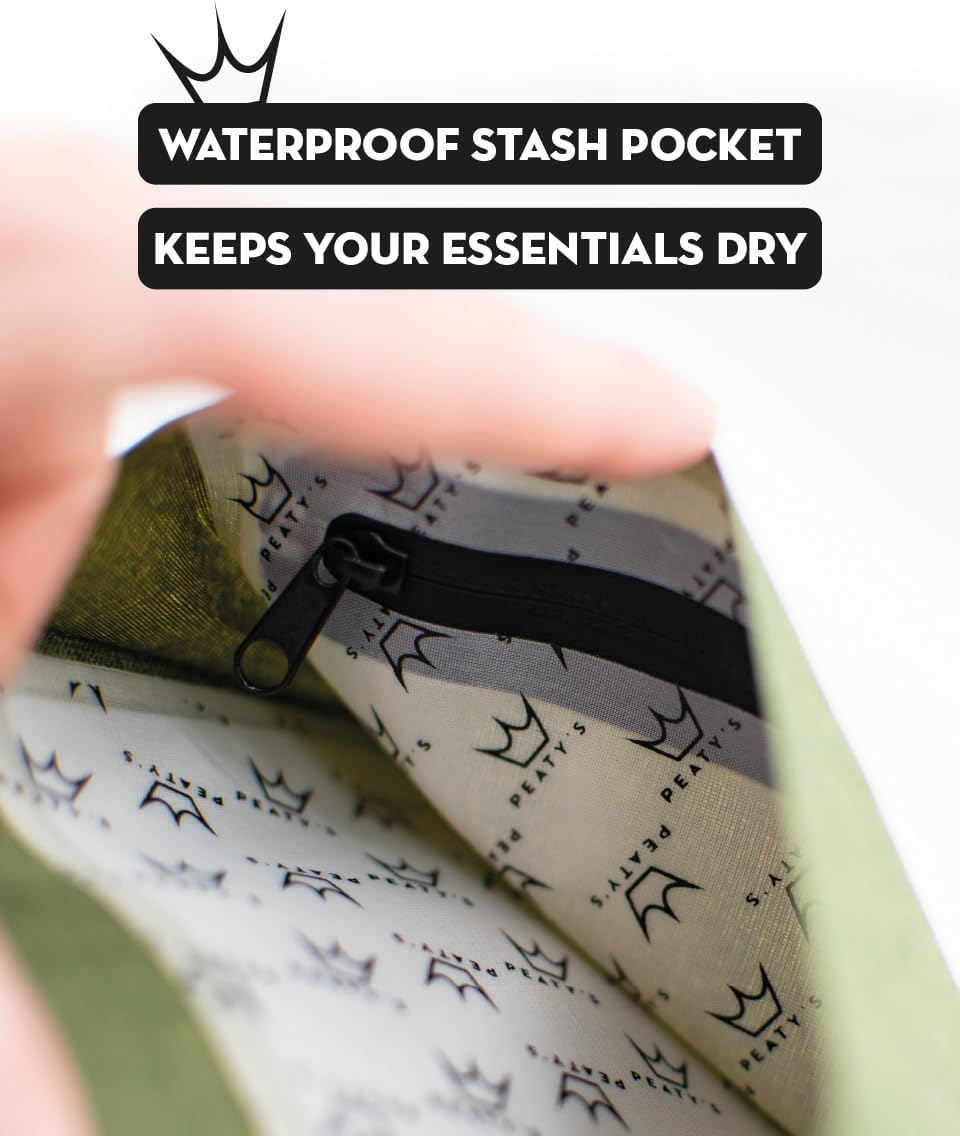 Peaty'S Holdfast Trail Tool Wrap - Super Secure, No Slip or Rattle, Modular Design, Waterproof, Storage Frame Bag with Zip Pouch Pocket, Fits Anywhere, for MTB Road Gravel Ebike Mountain Bike - Grey image number 3