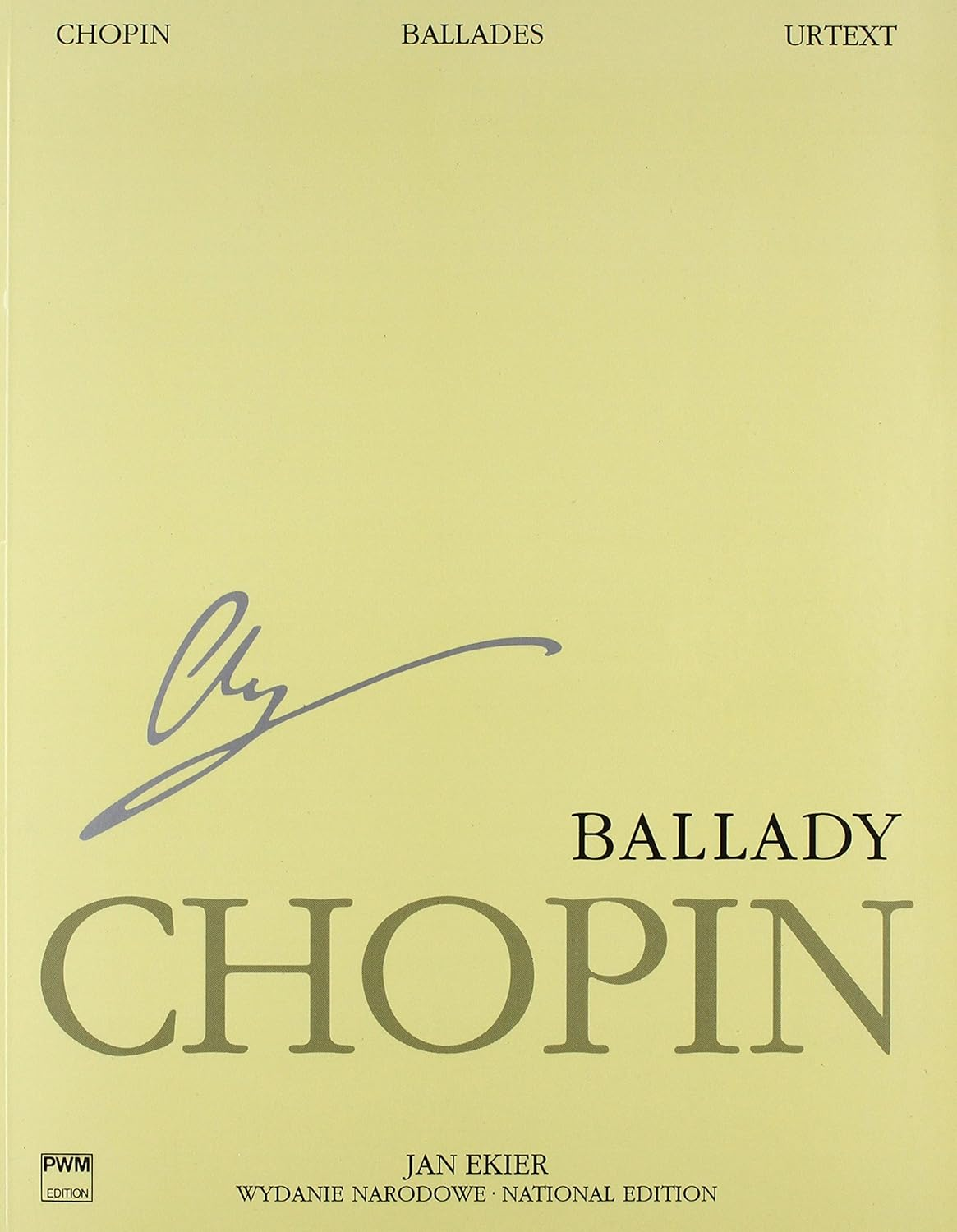 Ballades Vol.1 Op.23, 38, 47, 52, Urtext (Chopin National Edition): Chopin National Edition Volume I image number 1