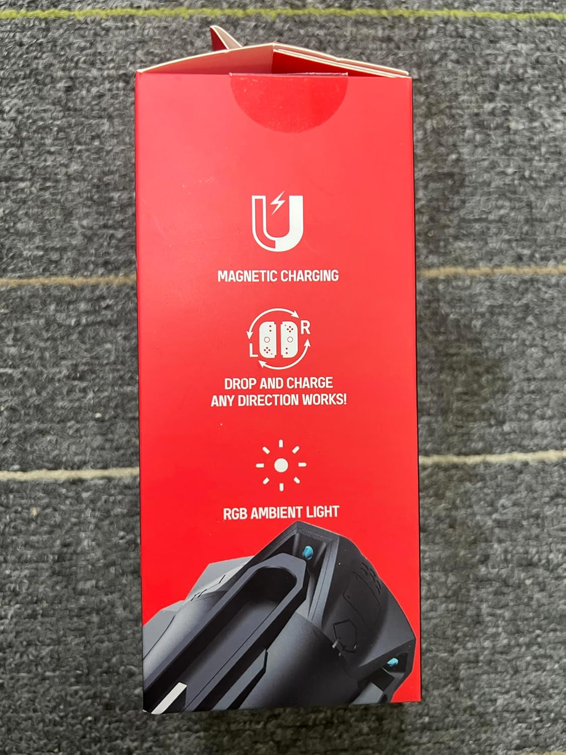 Cloudvalley Controller Charging Dock for Nintendo Switch 2 2025 | 4-In-1 Joycon Charging Dock, Portable Controller Charger | with LED Indicator and USB Type-C Charger Cable image number 5